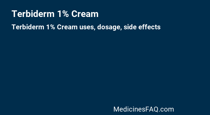 Terbiderm 1% Cream