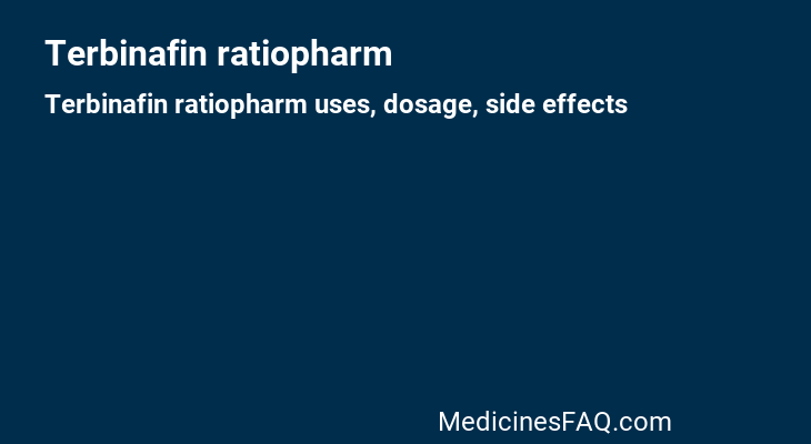 Terbinafin ratiopharm