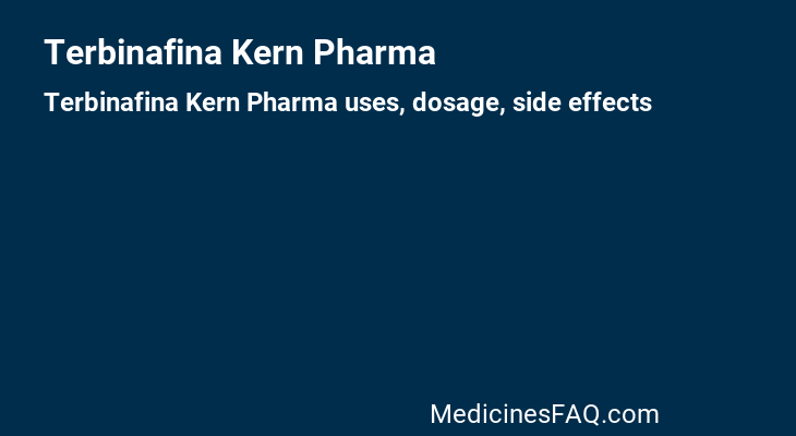 Terbinafina Kern Pharma