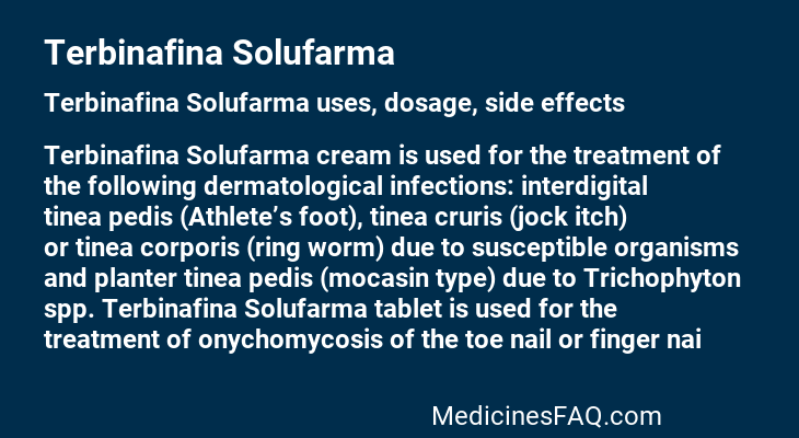Terbinafina Solufarma