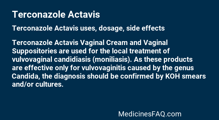 Terconazole Actavis