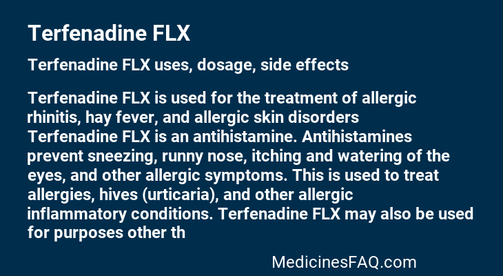 Terfenadine FLX