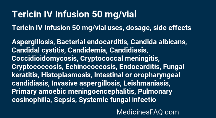 Tericin IV Infusion 50 mg/vial