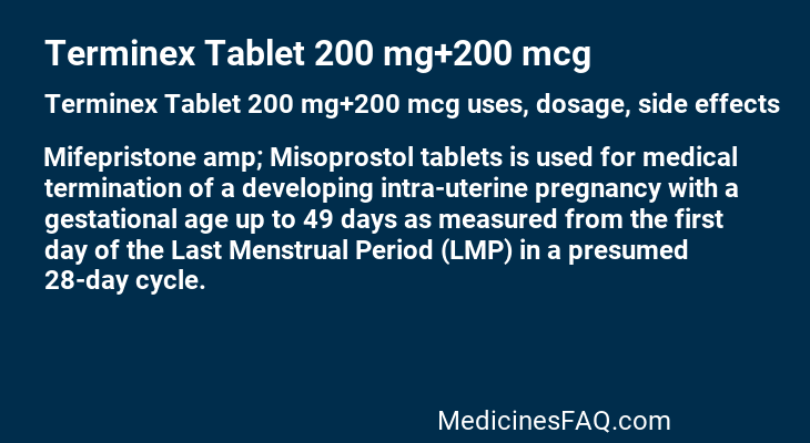 Terminex Tablet 200 mg+200 mcg