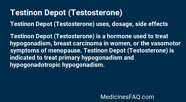 Testinon Depot (Testosterone)