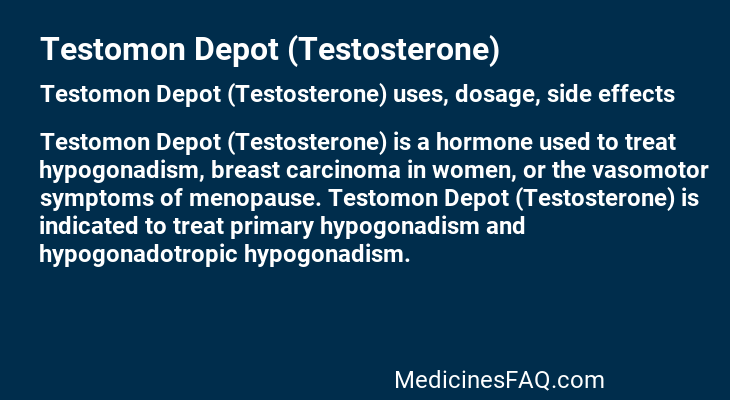 Testomon Depot (Testosterone)