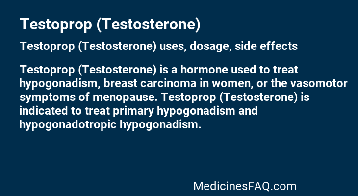 Testoprop (Testosterone)