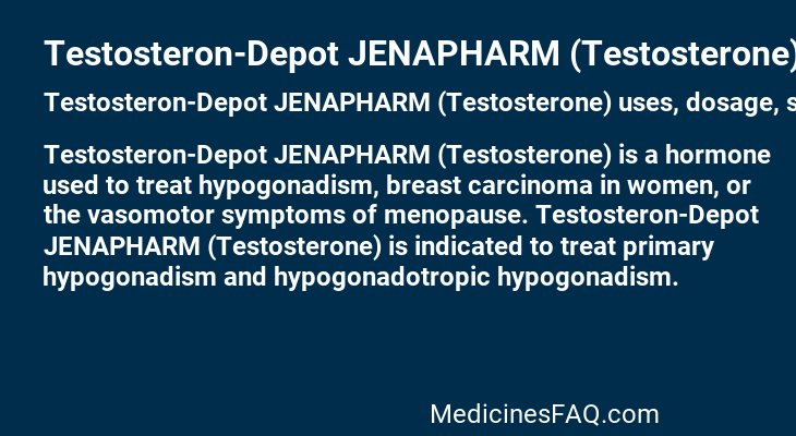 Testosteron-Depot JENAPHARM (Testosterone)