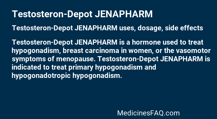 Testosteron-Depot JENAPHARM