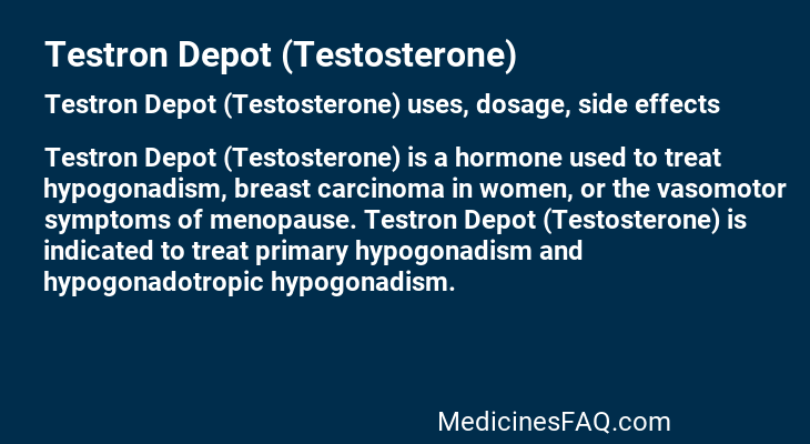 Testron Depot (Testosterone)