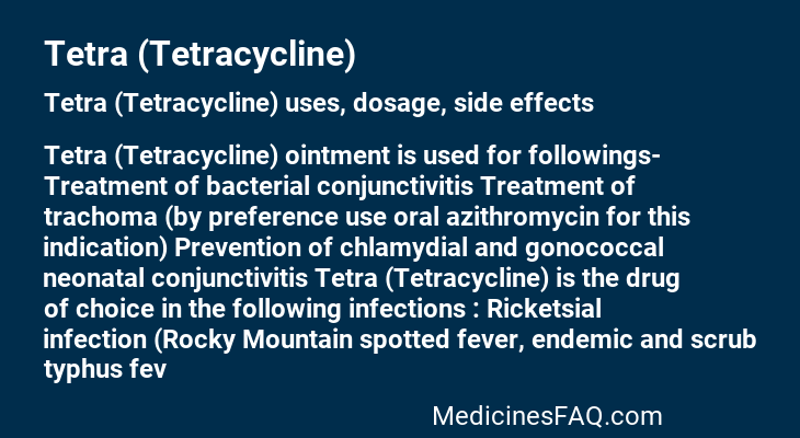 Tetra (Tetracycline)