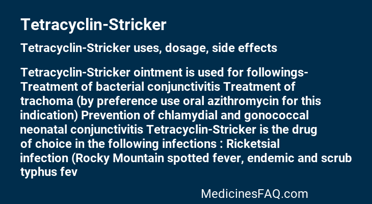 Tetracyclin-Stricker