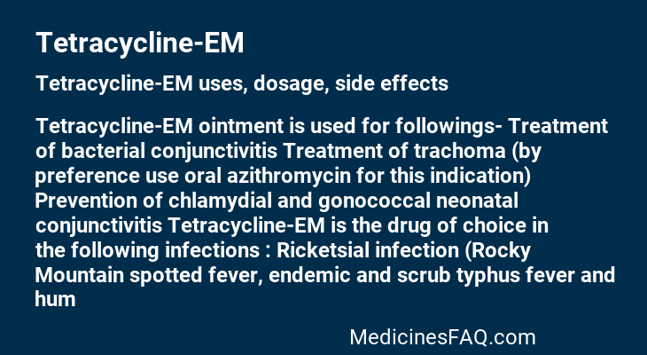 Tetracycline-EM