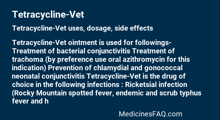 Tetracycline-Vet