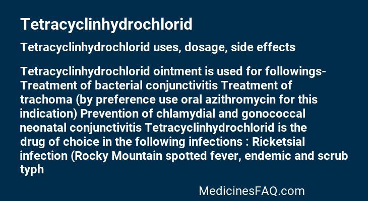 Tetracyclinhydrochlorid