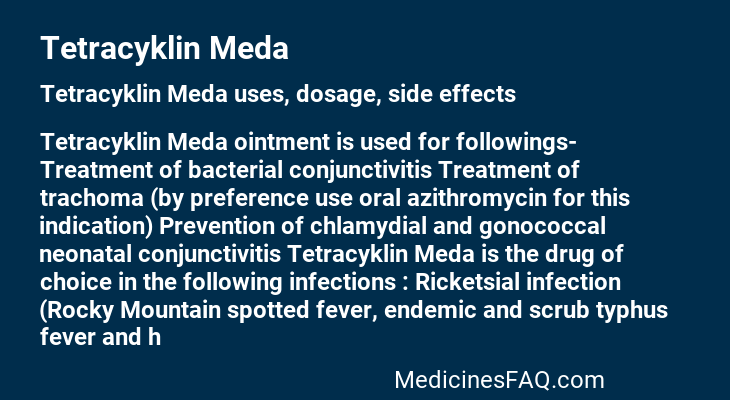 Tetracyklin Meda