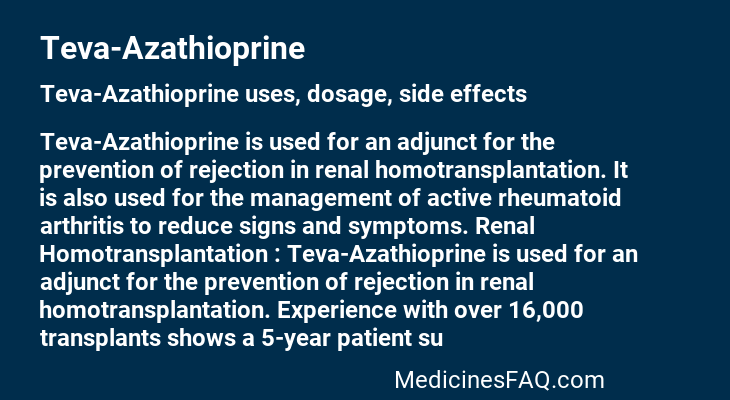 Teva-Azathioprine