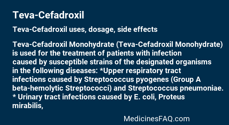 Teva-Cefadroxil