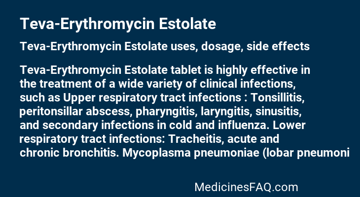 Teva-Erythromycin Estolate