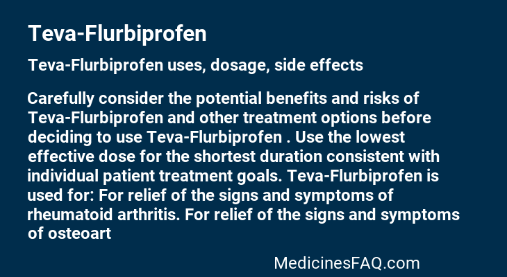 Teva-Flurbiprofen