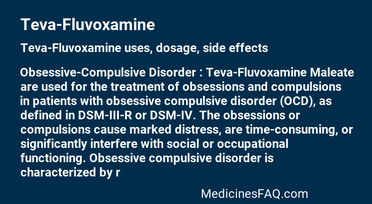 Teva-Fluvoxamine