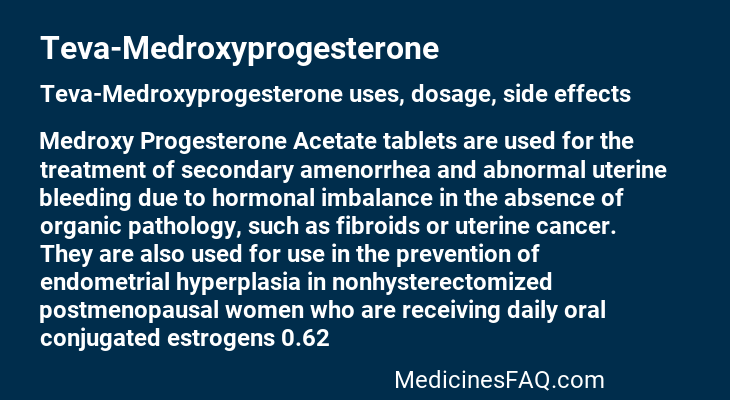 Teva-Medroxyprogesterone