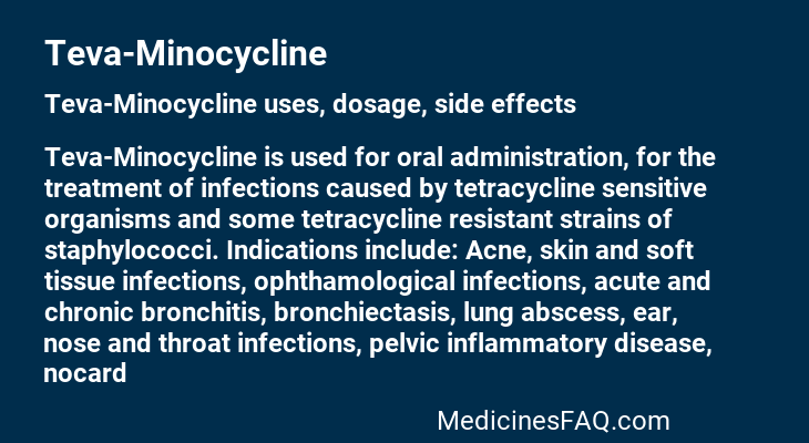 Teva-Minocycline