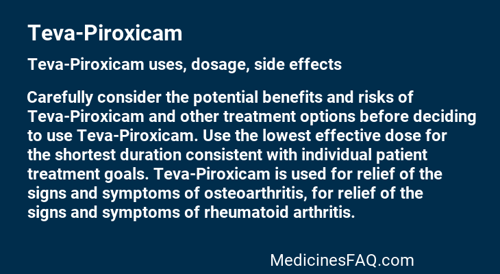 Teva-Piroxicam