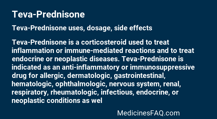 Teva-Prednisone