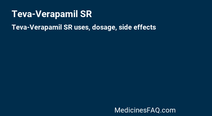 Teva-Verapamil SR