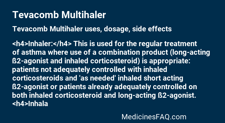 Tevacomb Multihaler