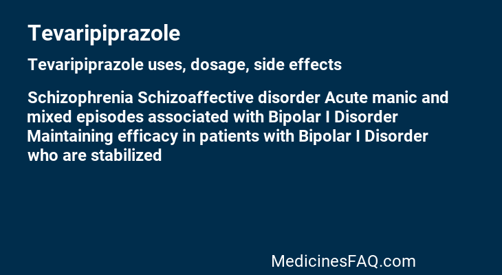 Tevaripiprazole