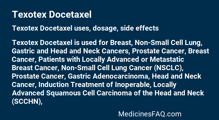 Texotex Docetaxel