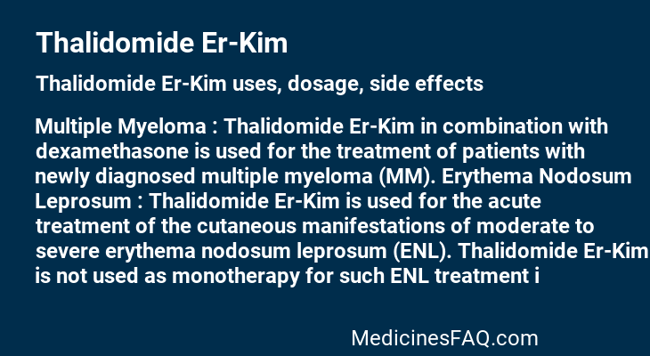 Thalidomide Er-Kim