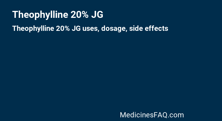 Theophylline 20% JG