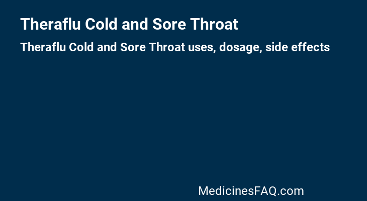Theraflu Cold and Sore Throat