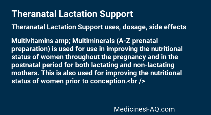 Theranatal Lactation Support