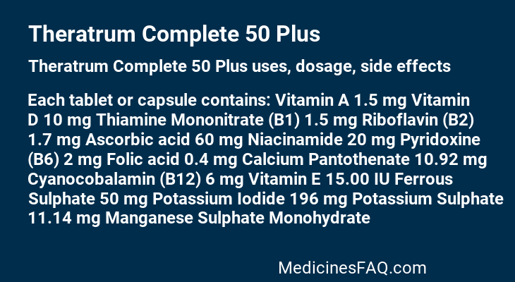 Theratrum Complete 50 Plus