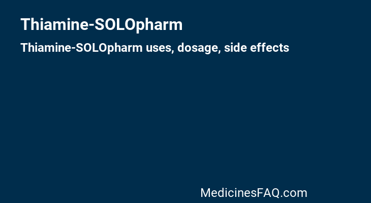 Thiamine-SOLOpharm