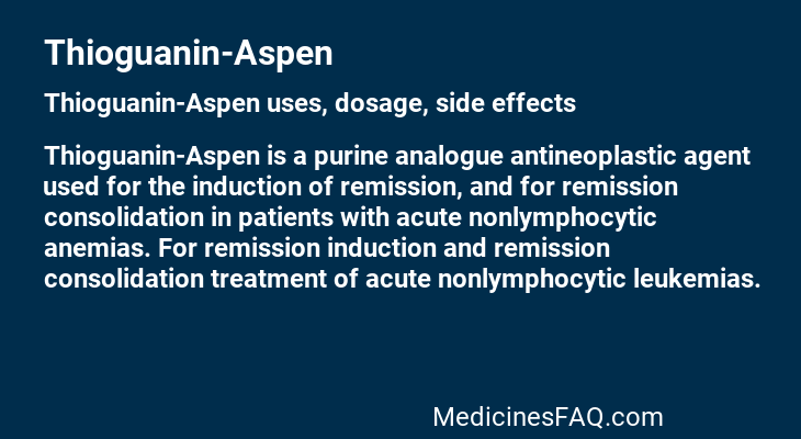 Thioguanin-Aspen