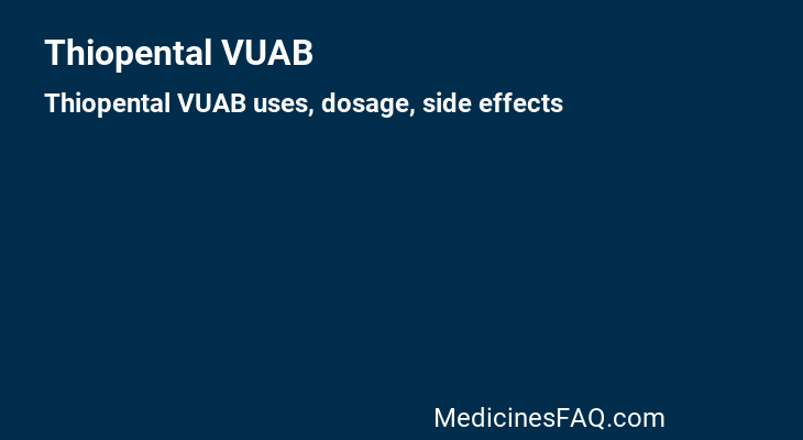 Thiopental VUAB