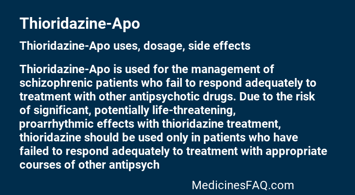 Thioridazine-Apo