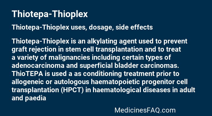 Thiotepa-Thioplex