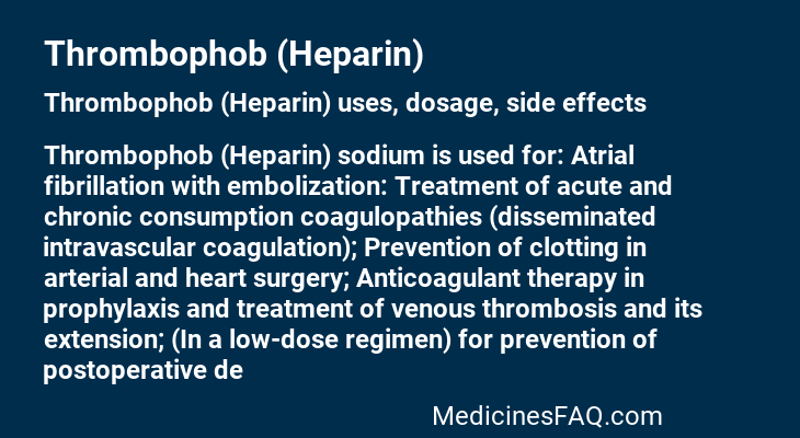 Thrombophob (Heparin)