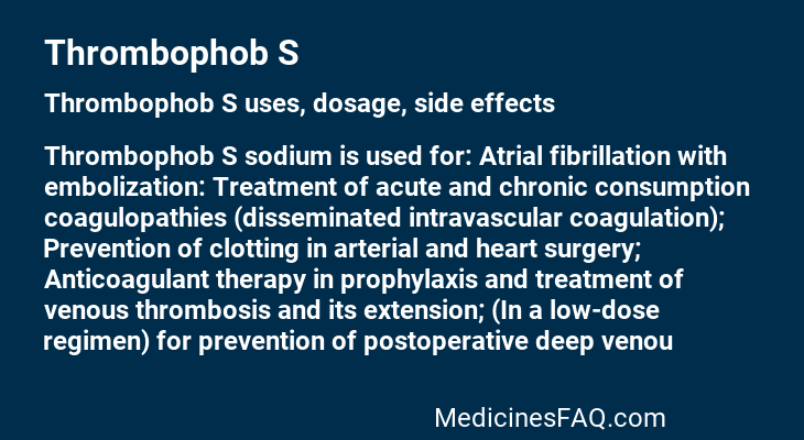 Thrombophob S