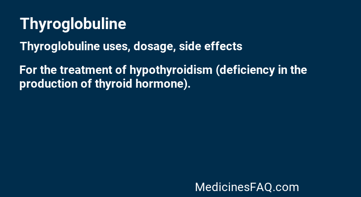 Thyroglobuline