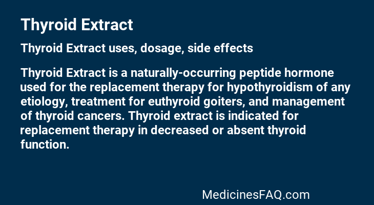 Thyroid Extract
