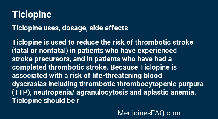 Ticlopine