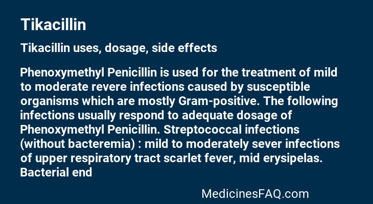 Tikacillin