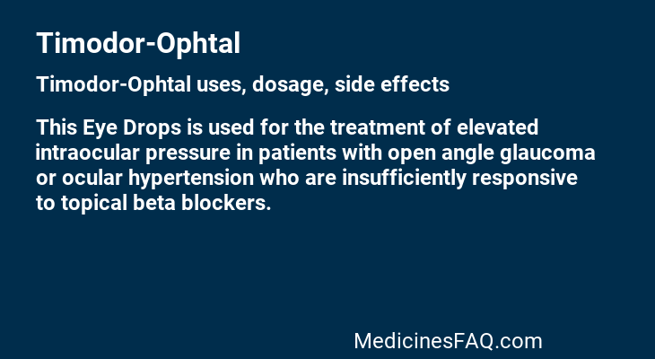 Timodor-Ophtal